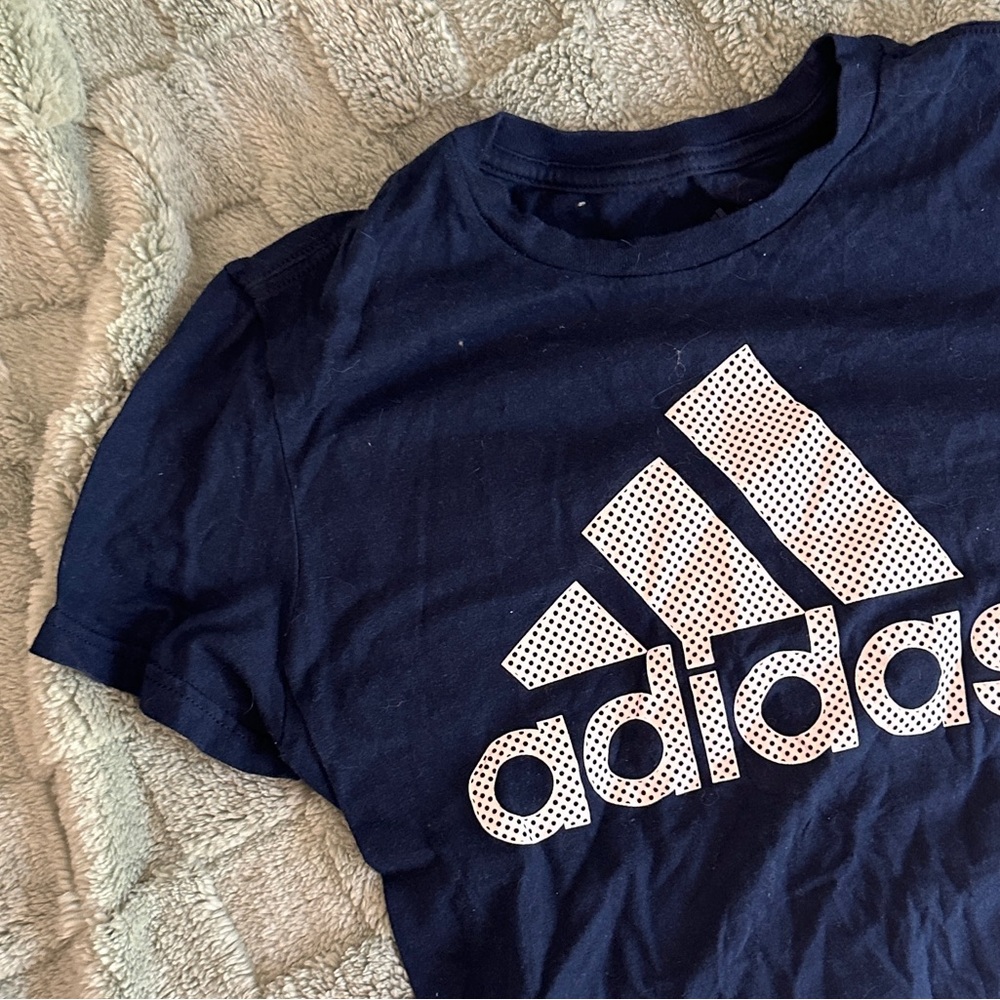Adidas Navy Blue Short Sleeve “Go To” Tee